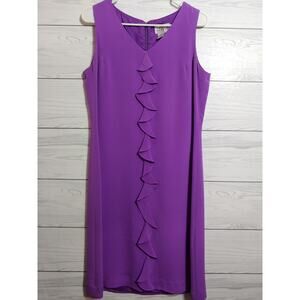 Womens Adrianna Papell Sleeveless Silk Dress sz 8